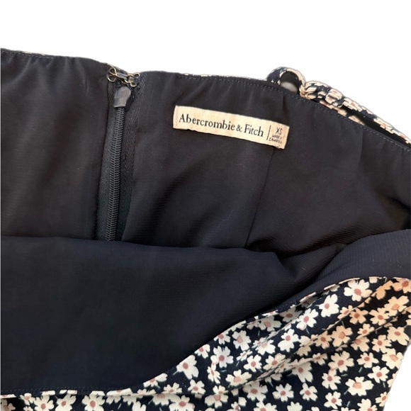 Abercrombie & Fitch Navy and White Floral Dress Size XS - Picture 6 of 12